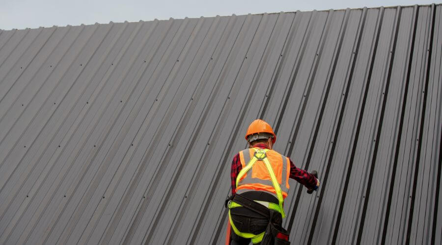 Professional metal roof installation services in Saint Charles, SD